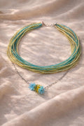 Flores Aqua Collar